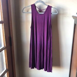 Purple summer dress